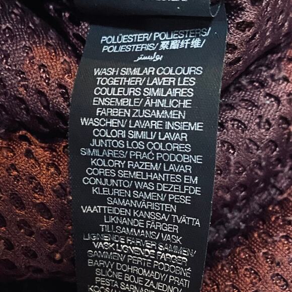 Sweaty Betty Pennine Fleece Jacket Full Zip Sherpa Teddy Maroon Red Womens 6 - Picture 13 of 13